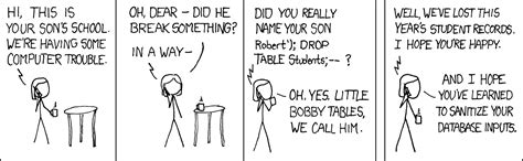 xkcd: Exploits of a Mom.